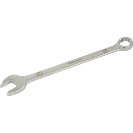 DYNAMIC Tools 1-1/8" 12 Point Combination Wrench, Mirror Chrome Finish D074036